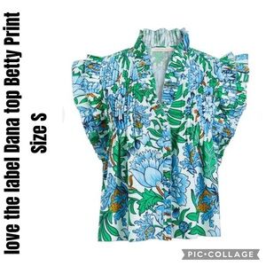 love the label Dana top Betty Print Size S